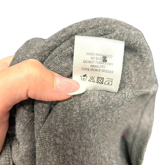 Privacy Please x Revolve Gray Puff Sleeve Cotton‎ Cardigan Sweater Size Small - Picture 8 of 8